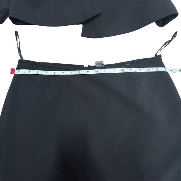 EUC Tahari ASL Women's Black Skirt Suit Set Size 14 Petite Formal 2 Piece - Picture 15 of 16